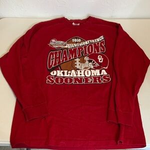 Oklahoma Sooners Red Long Sleeve Tee